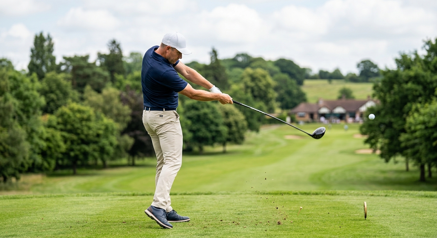 Driver distance lesson, full swing